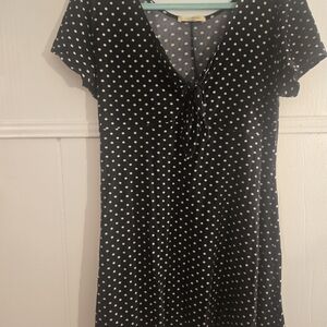 Wishful Park Black and White Polka Dot Dress